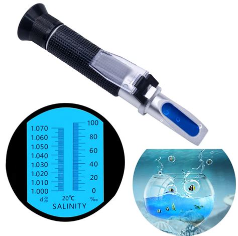 how to use a refractometer salt water aquarium|water salinity tester.